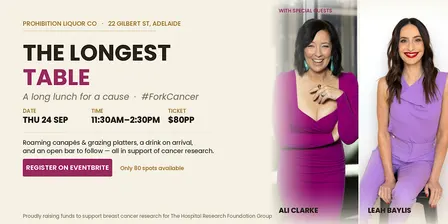 Ali and Leah's The Longest Table:  For Breast Cancer Research & THRFG
