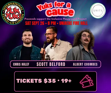 Yuks for a Playground: UNITY Comedy Night Fundraiser