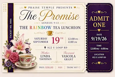 The Rainbow Tea Luncheon