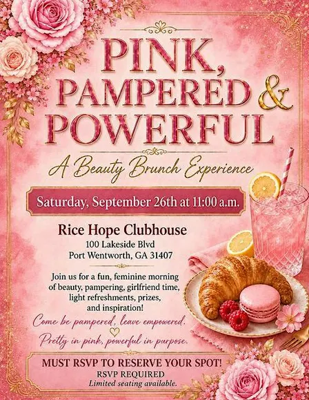 Pink, Pampered & Powerful: A Beauty Brunch Experience