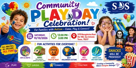 FREE AUTISM Community Play Day Celebration!