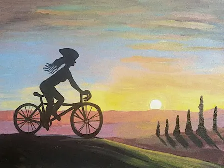 Le Tour Femmes Painting at The Sports Bra