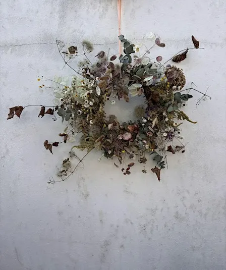 Autumn Dried Wreath Flower Workshop