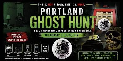 Geek Week Event : An Interactive Ghost Investigation Tour