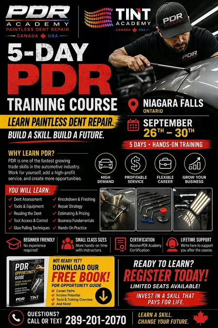 Paintless Dent Repair (PDR) Training Course – Niagara Falls