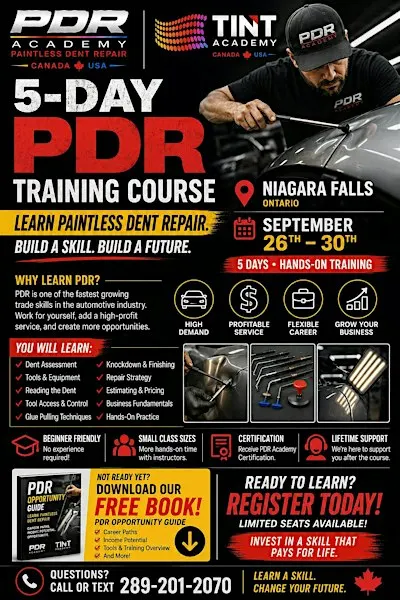 Paintless Dent Repair (PDR) Training Course – Niagara Falls