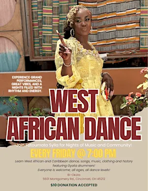 West African & Caribbean Dance  Fitness Class