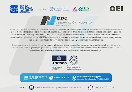 Lanzamiento Nodo de Educación Inclusiva Argentina