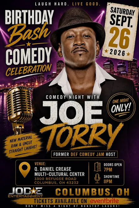 Joe Torry Birthday Bash Comedy Celebration