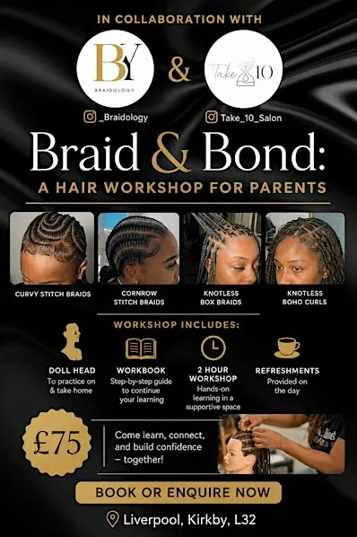 Braid & Bond: A Hair Workshop for Parents