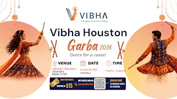 Vibha Houston Garba 2026 - An Evening of Dance, Culture & Giving
