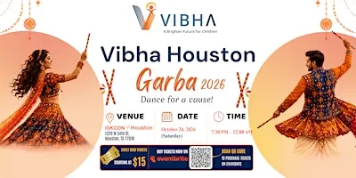 Vibha Houston Garba 2026 - An Evening of Dance, Culture & Giving