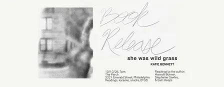 Book Release Party for She Was Wild Grass by Katie Bennett