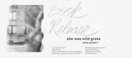 Book Release Party for She Was Wild Grass by Katie Bennett