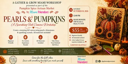 Pearls & Pumpkins: A Sparkling Fall Canvas Worshop