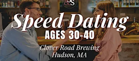 Speed Dating Ages  30-40 in Hudson, MA at Clover Road Brewing