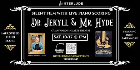 Silent Film w/Live Piano - Dr. Jekyll & Mr. Hyde (1920) @ Fine Arts Theatre