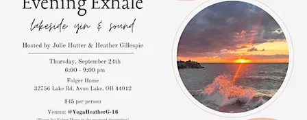 Evening Exhale : Lakeside Yin & Sound