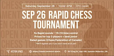 Sep 26 Rapid Chess Tournament