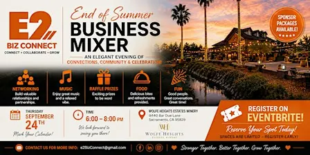 E2 Biz Connect End of Summer Mixer
