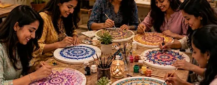 Dot Mandala Sip & Paint Workshop | BYOD | Downtown Lewisville