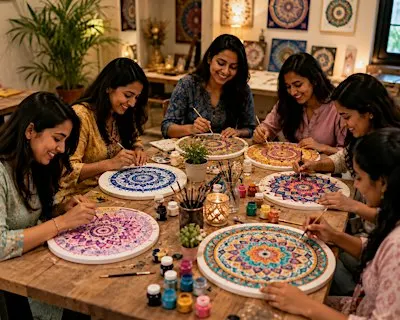 Dot Mandala Sip & Paint Workshop | BYOD | Downtown Lewisville