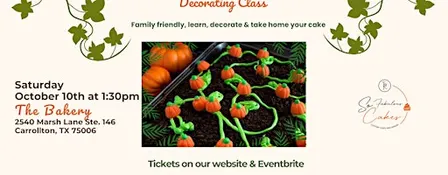 Pumpkin Patch Cake Class