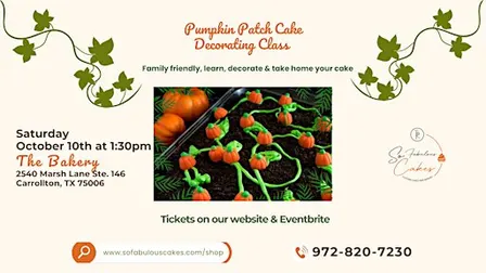 Pumpkin Patch Cake Class