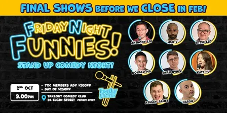 This week at TakeOut Comedy - Friday Night Funnies!