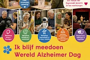 Kom naar en geniet op Wereld Alzheimer Dag in Midden Kennemerland 22 sept.