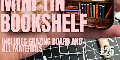 Mini Tin Bookshelf