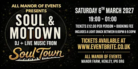 2027 Soul and Motown Party Night