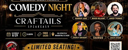 Comedy Night @ Craft Tails presented by Cannonball Comedy