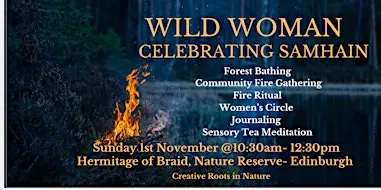 Wild Woman celebrating Samhain