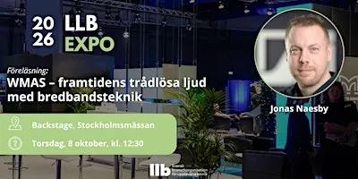 WMAS – framtidens trådlösa ljud med bredbandsteknik