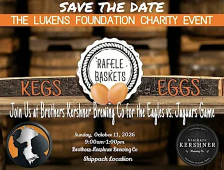 The Lukens Foundation Kegs, Eggs and Baskets 2026 Game Day Fundraiser