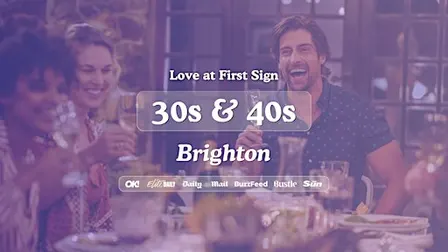 Brighton Singles Night, 30s & 40s | Be At One | Love at First Sign