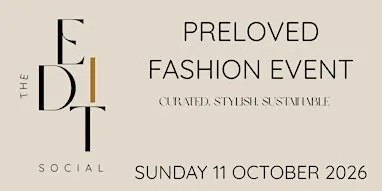 The Edit Social: Preloved & new fashion event, Sutton Coldfield