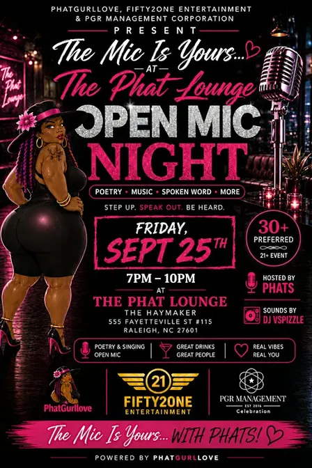 The Mic Is Yours… Open Mic Night at the|Haymaker Raleigh