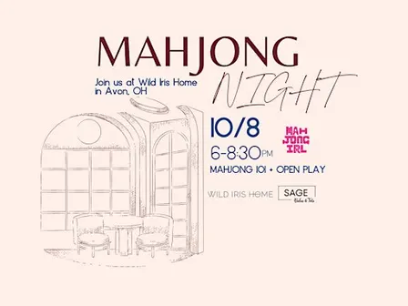 Mahjong 101 + Open Play at Wild Iris Home
