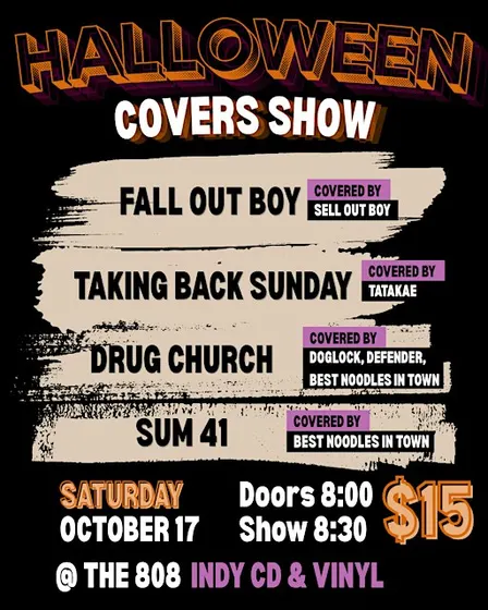 Halloween Pop-Punk / Hardcore Rip-Off Show at The 808