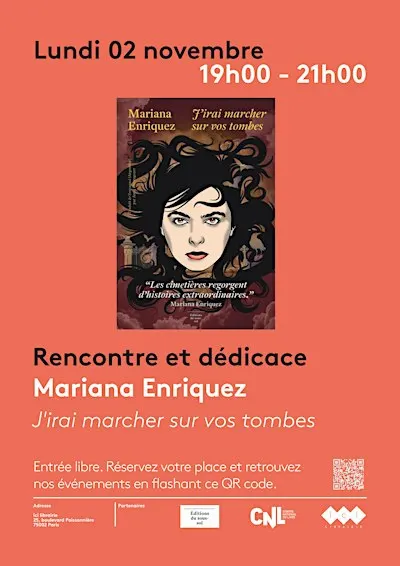 Rencontre et dédicace avec Mariana Enriquez