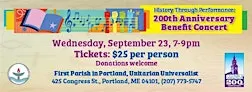 History thru Performance:  A 200th Anniversary Benefit Concert