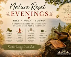 Hike + Yoga + Sound at Chapin Forest