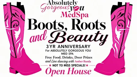 Boots and Roots And Beauty: an Open House 3 year anniversary Party