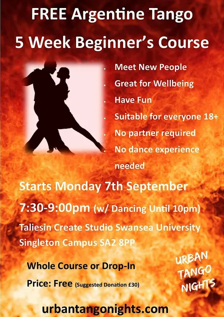 FREE 5 Week Argentine Tango Beginners Course