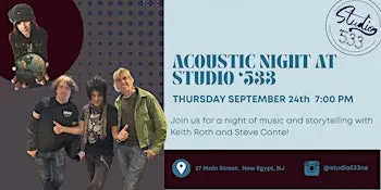 Acoustic night at Studio '533 - Steve Conte & Keith Roth Live!