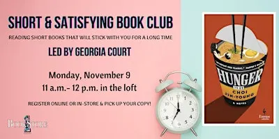 Short & Satisfying Book Club: "Hunger" by Choi Jin-Young