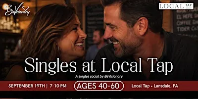 Singles at Local Tap | 40-60