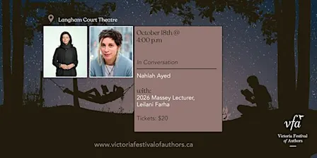 In Conversation: Nahlah Ayed with Leilani Farha